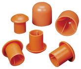 Mutual Industries 14640-2 Rebar Cap, 2 in Dia Rebar, Orange